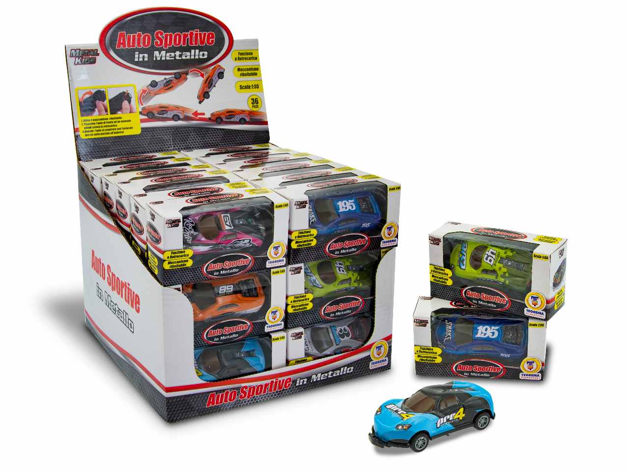 Metal kids auto sportive 1:55 67368