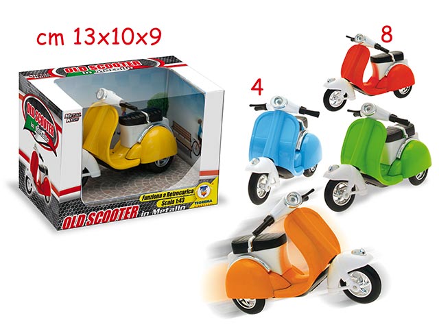Metal kids moto vespa 1:43 74090