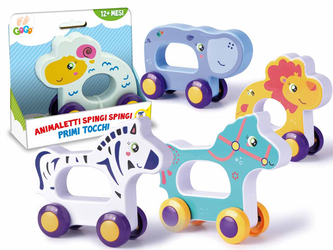 Gogo funny animaletti con ruote 74185