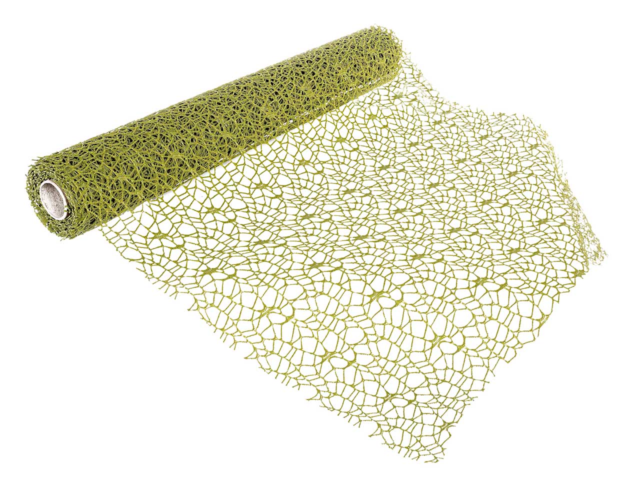 Polycotton net 48x5yard verde a10008