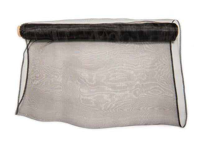 Rotolo organza 48cmx10yds nero aa01455