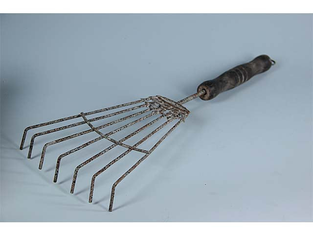 Rastrello metallo/legno 47.5cm a11607