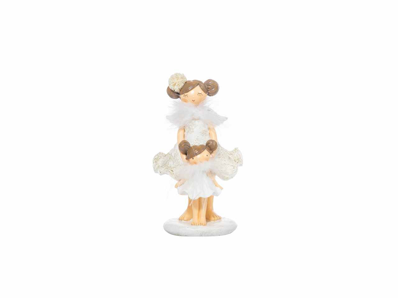 Ballerina resina bianca cm.20