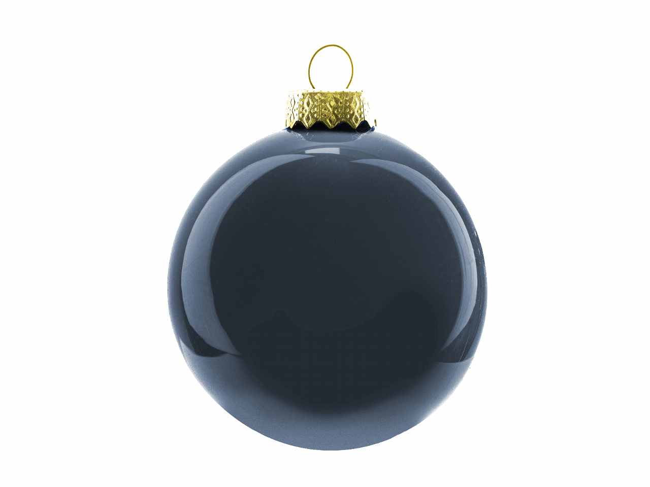 Sfera vetro mm.150 blu $
