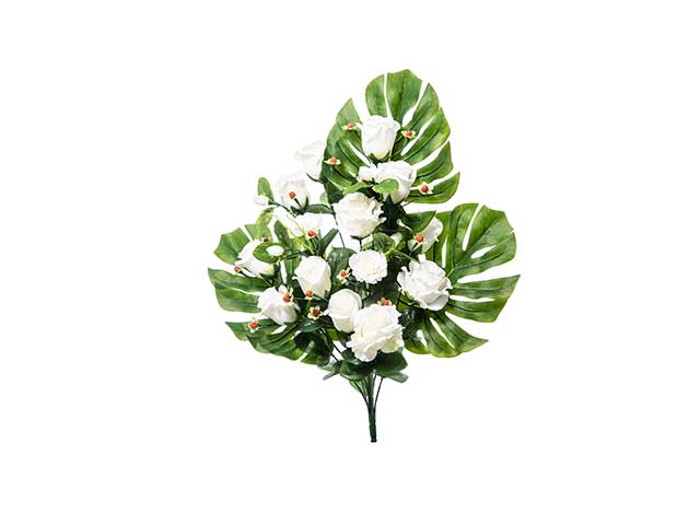 Frontale rose/garofani crema a22029