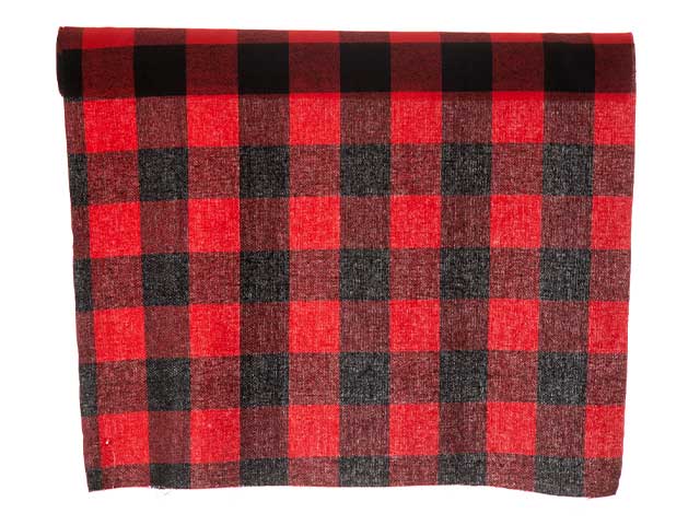 Rotolo natalizio tartan 45x3mt rosso n23756