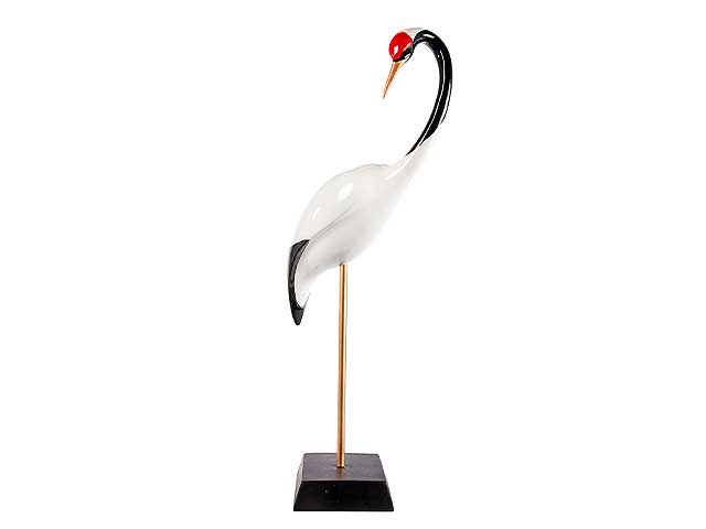 Airone resina 75cm a25230