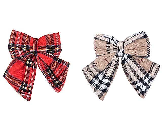 Fiocco tartan 13,5x10cm n25902