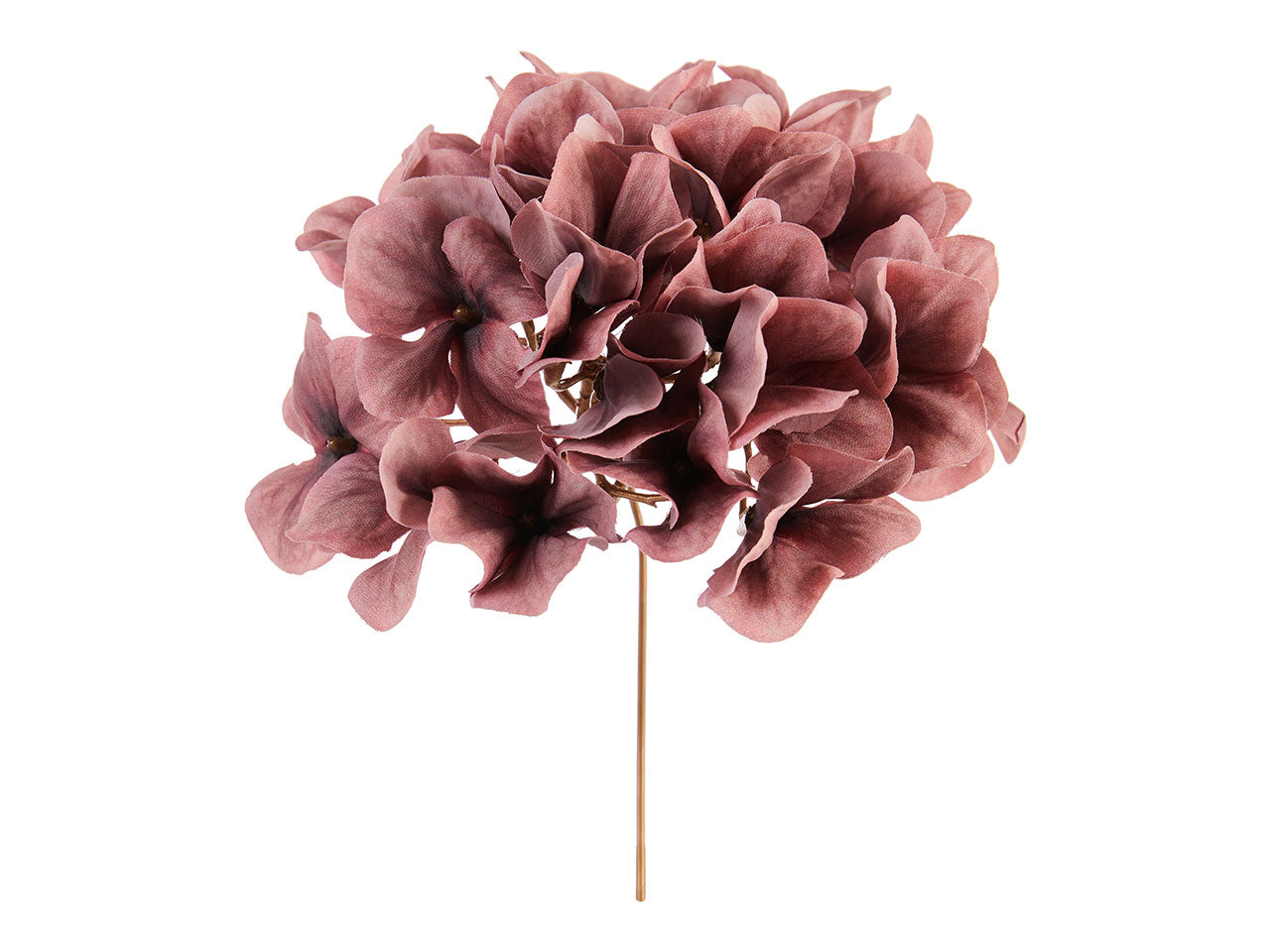 Pick ortensia misura d20xh20cm colore rosa antico