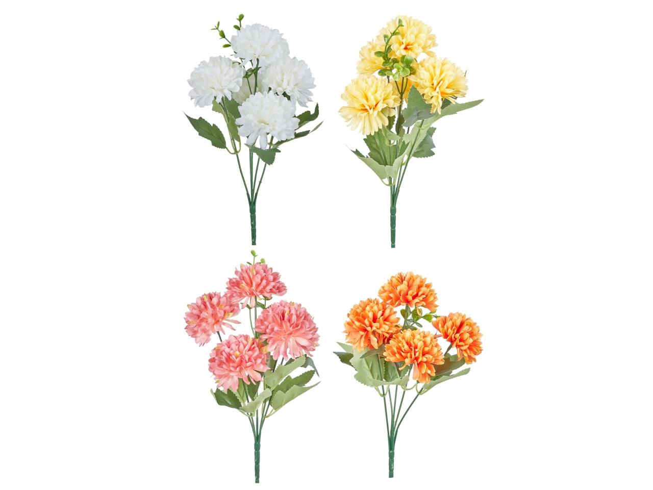 Mazzo di pom pom misura h.30cm assortito