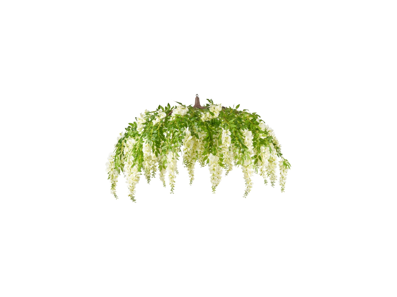 Ombrello glicine misura d.140cm colore bianco