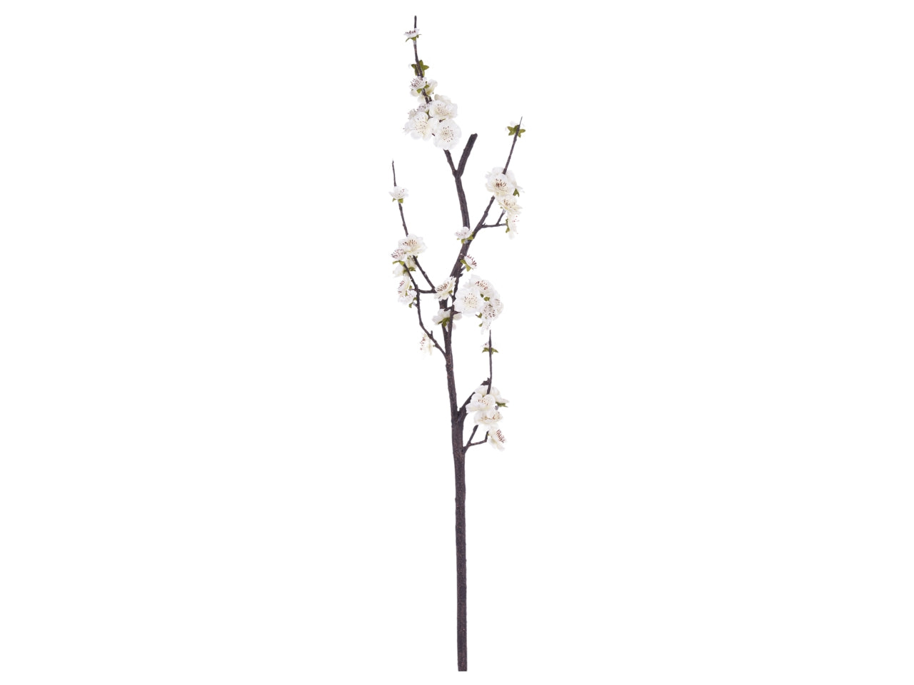 Ramo di pesco misura 102cm colore bianco