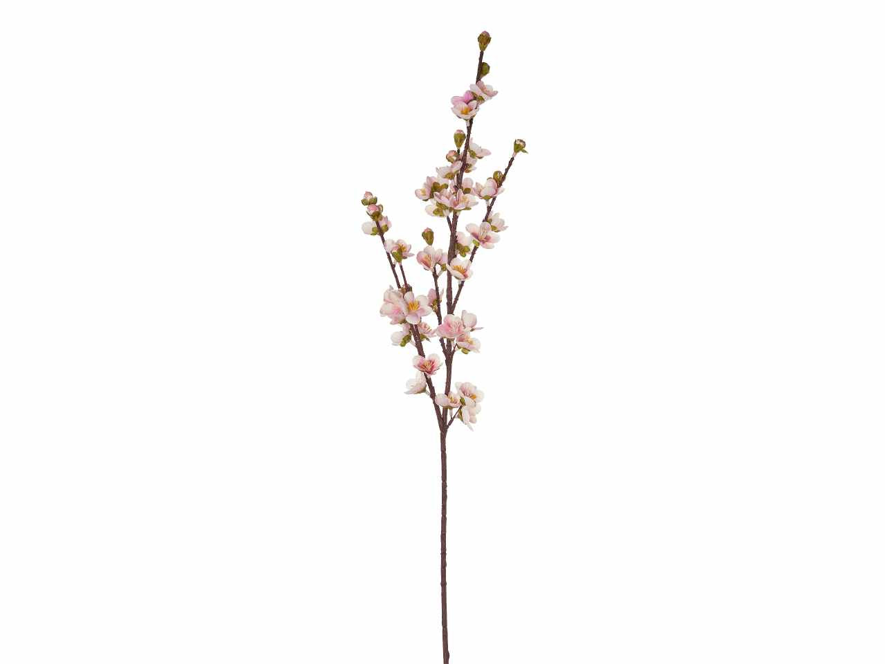 Rametto di pesco real touch colore rosa 80cm