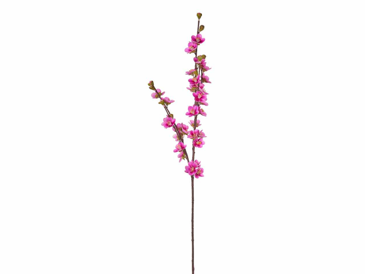 Rametto di pesco real touch colore crema 80cm