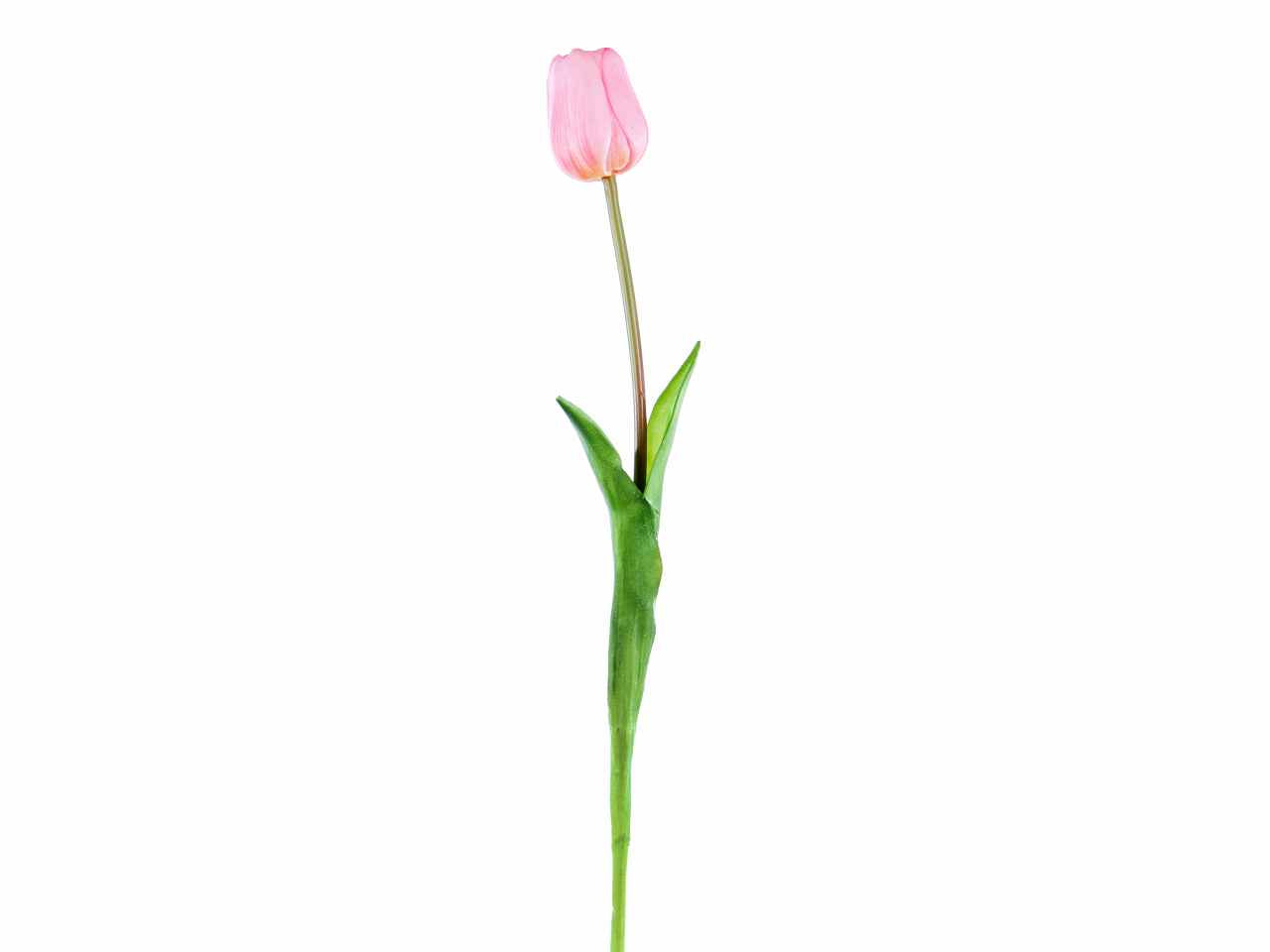 Fiore di tulipano natural touch colore rosa h.47cm