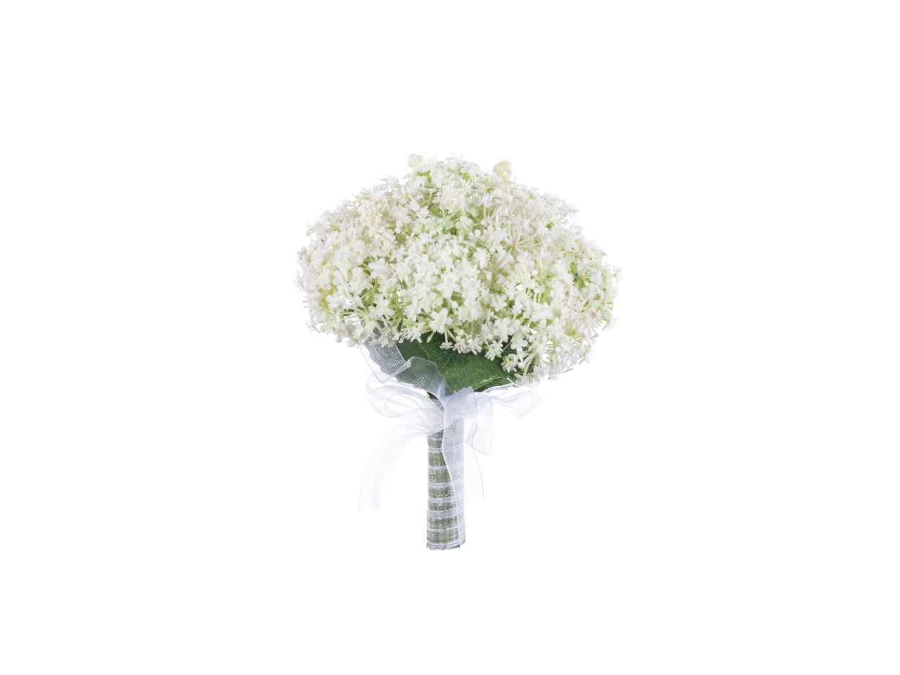 Bouquet viburno 30cm bianco a26654