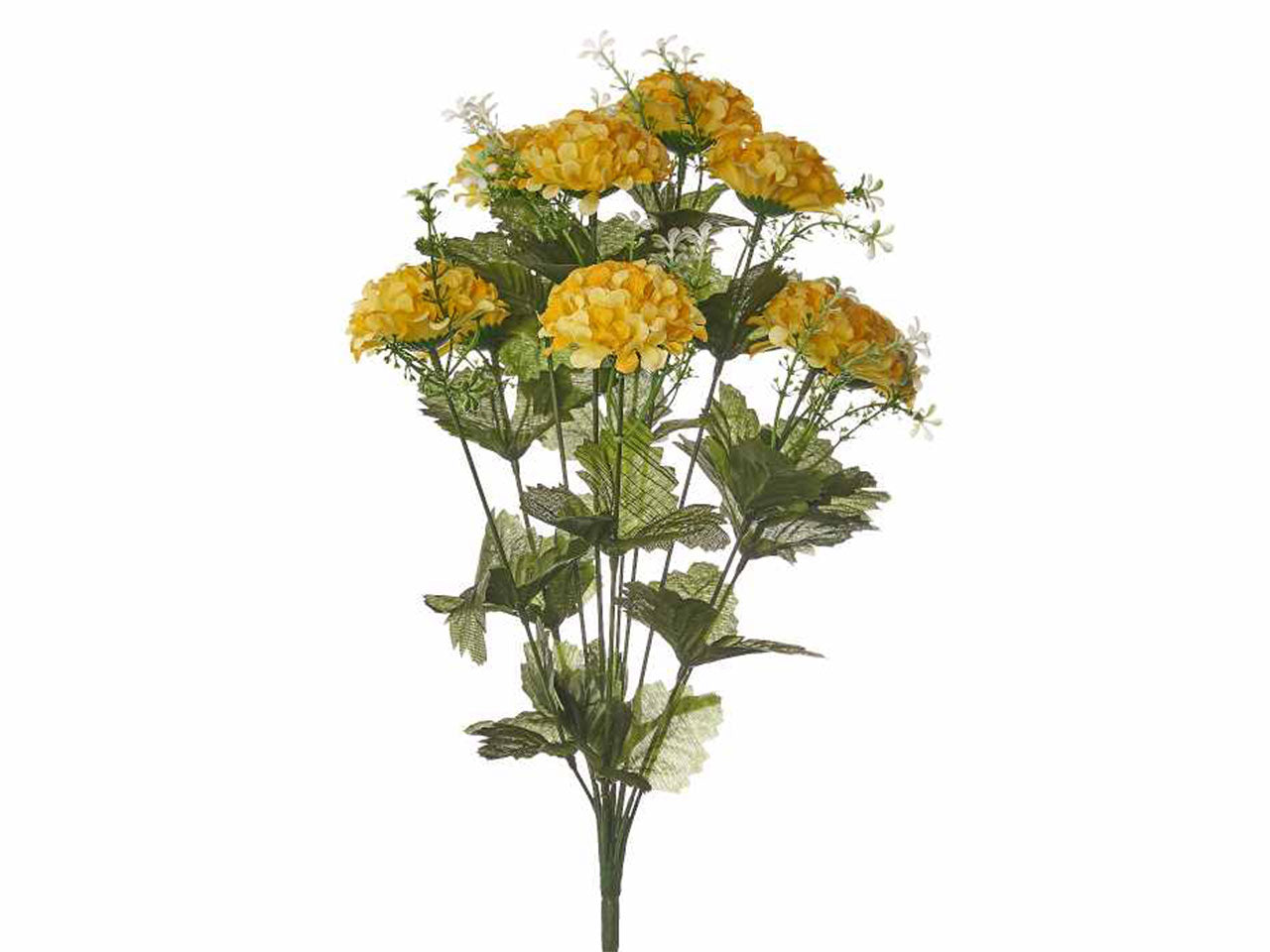Mazzo di pom pom x 10 colore giallo