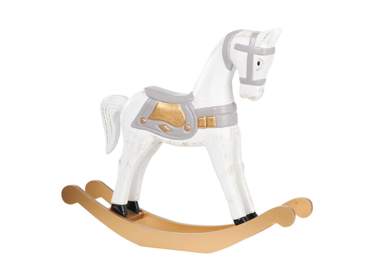 Cavallo a dondolo in legno 38x8,5x33cm