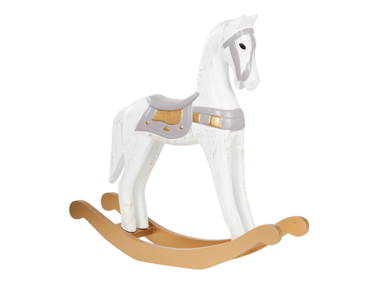 Cavallo a dondolo in legno 30,5x8x30,5cm