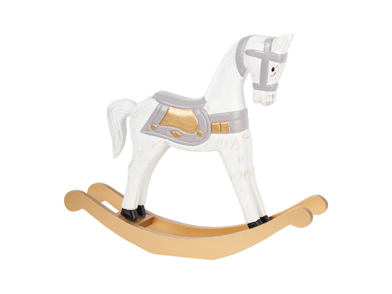 Cavallo a dondolo in legno 26x6,5x22,5cm