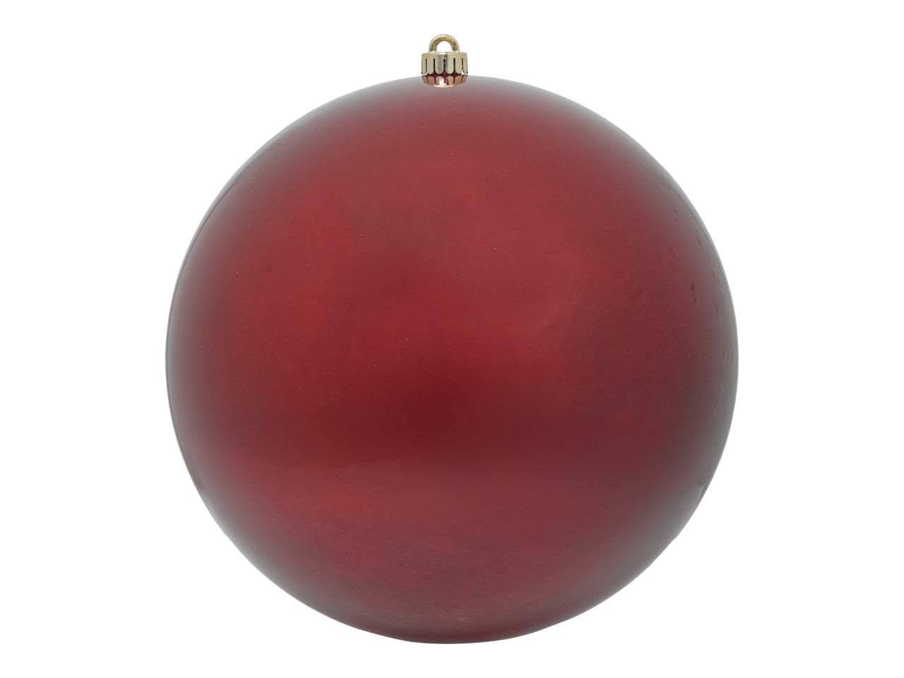 Palla natalizia in plastica lucida rossa Ø30 cm - Christmas Land