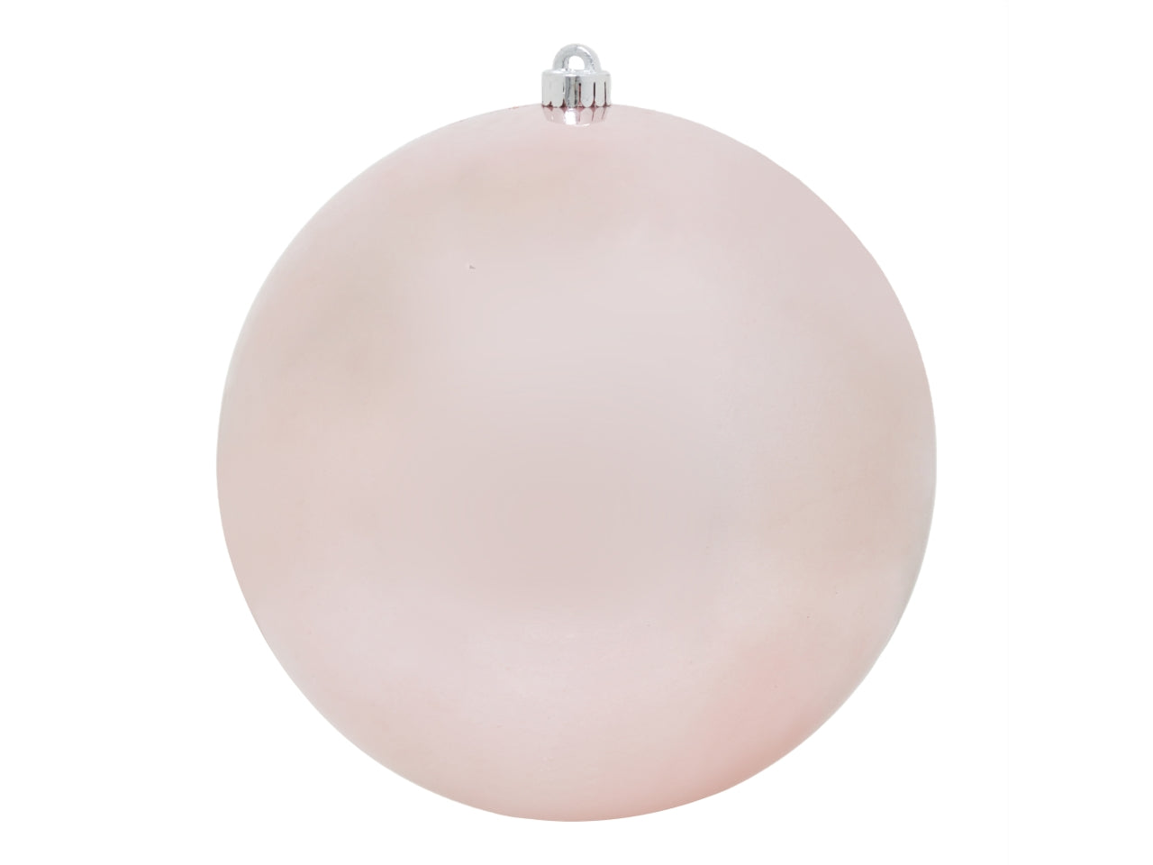 Palla natalizia in plastica lucida rosa Ø25 cm - Christmas Land