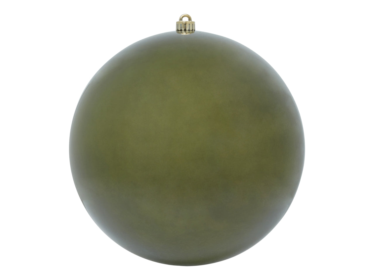 Palla natalizia in plastica lucida verde Ø25 cm - Christmas Land