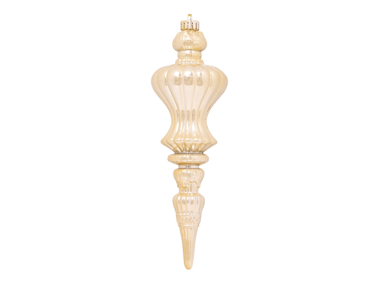 Pendente natalizio in plastica 31cm beige