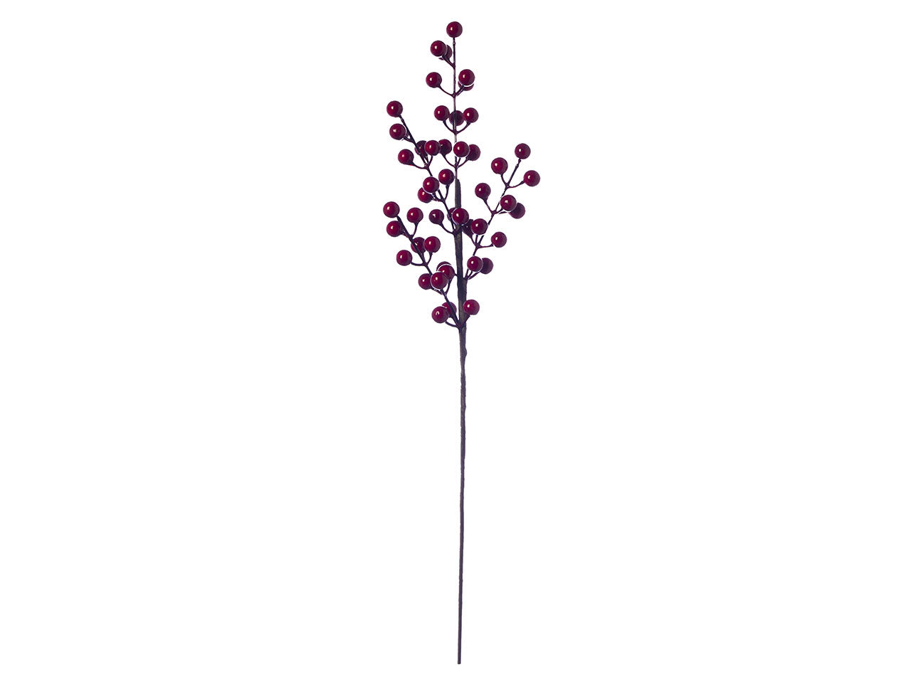 Ramo di bacche misura 50cm colore rosso