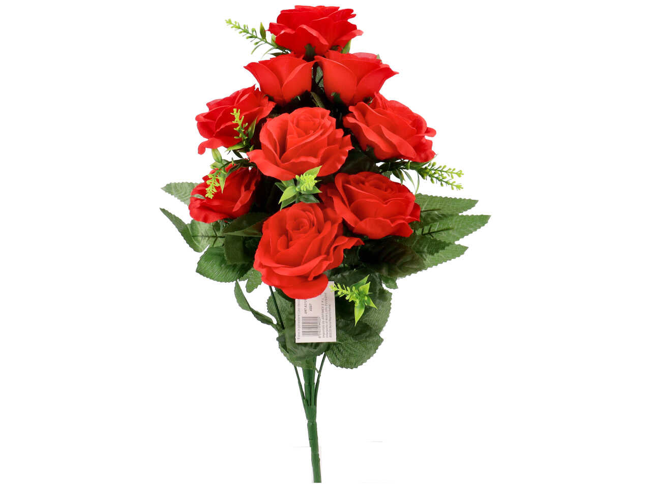 Mazzo frontale di rose x 9