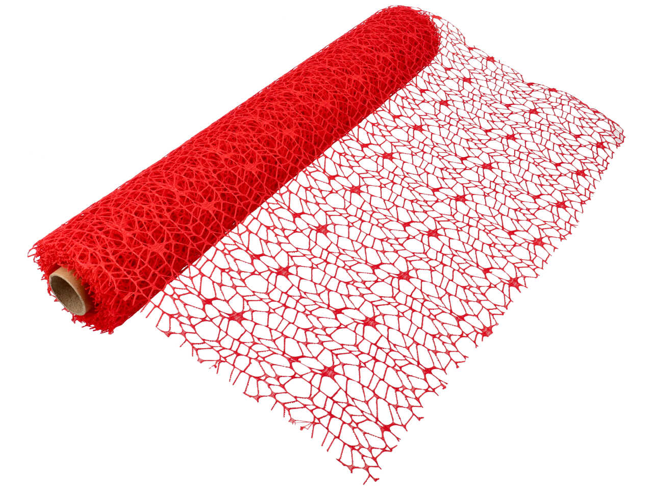 Polycotton net 48x5yard rosso spider