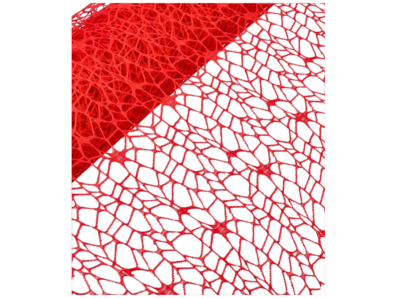 Polycotton net 48x5yard rosso spider