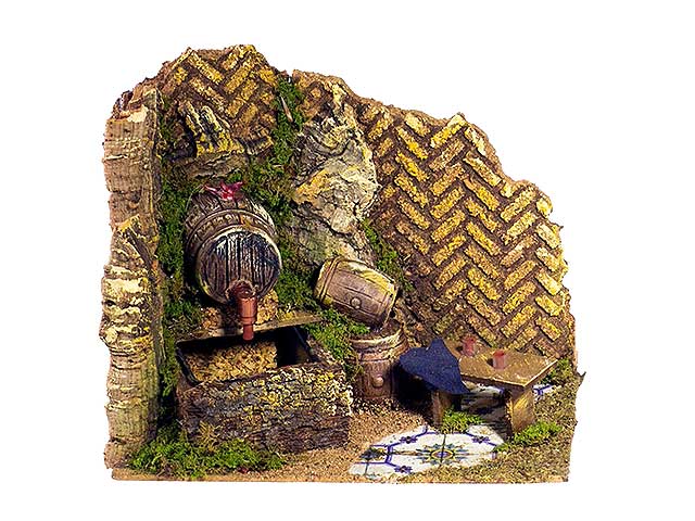 Acc.osteria con pompa 20x14x16cm 11523