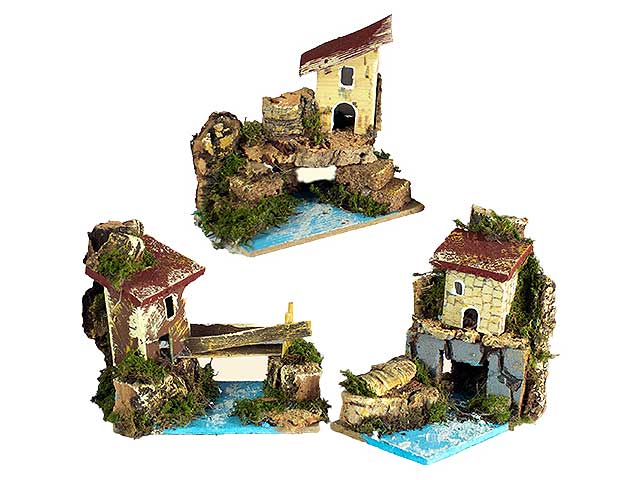 Acc.casa su fiume 10x6x9cm 11642