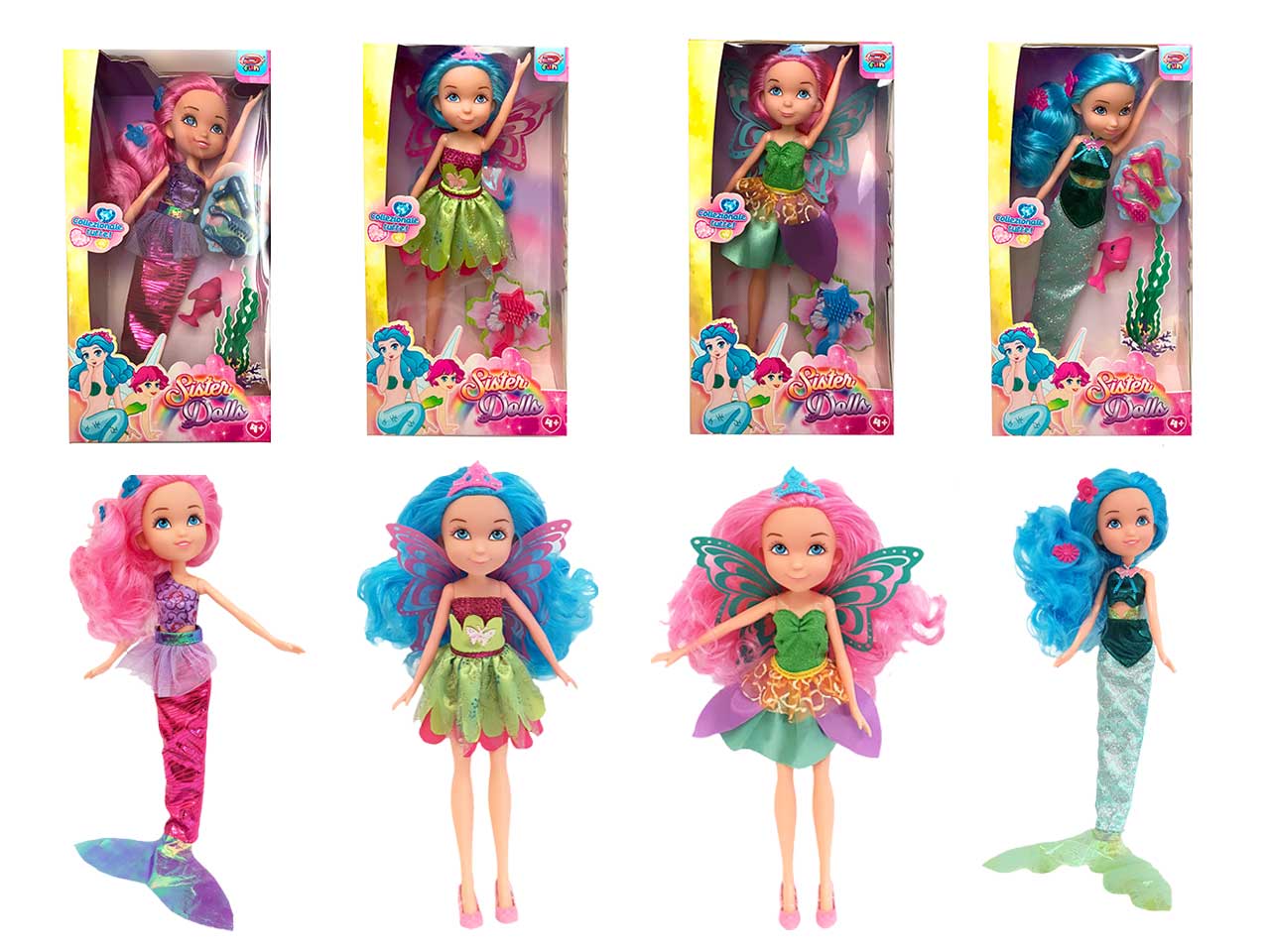Beauty dolls sisters