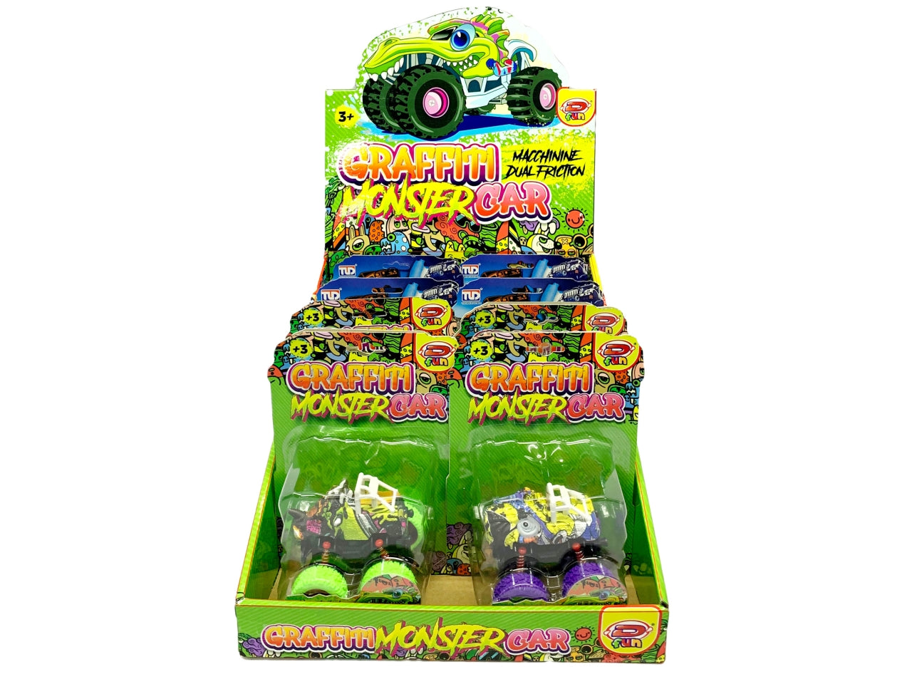 Graffiti monster car