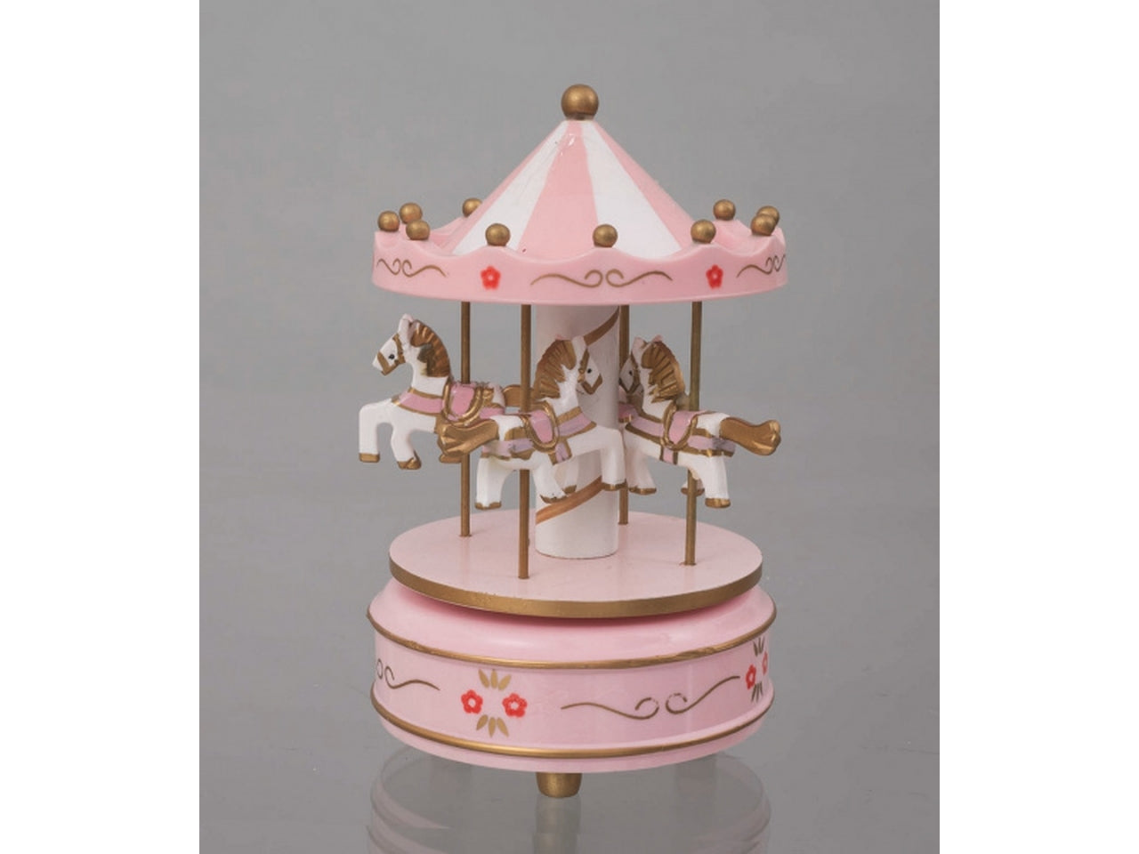 Giostrina carillon 11x11x18cm rosa