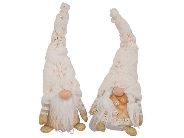 Gnomo 17x45 con cappello peluche ac-13383