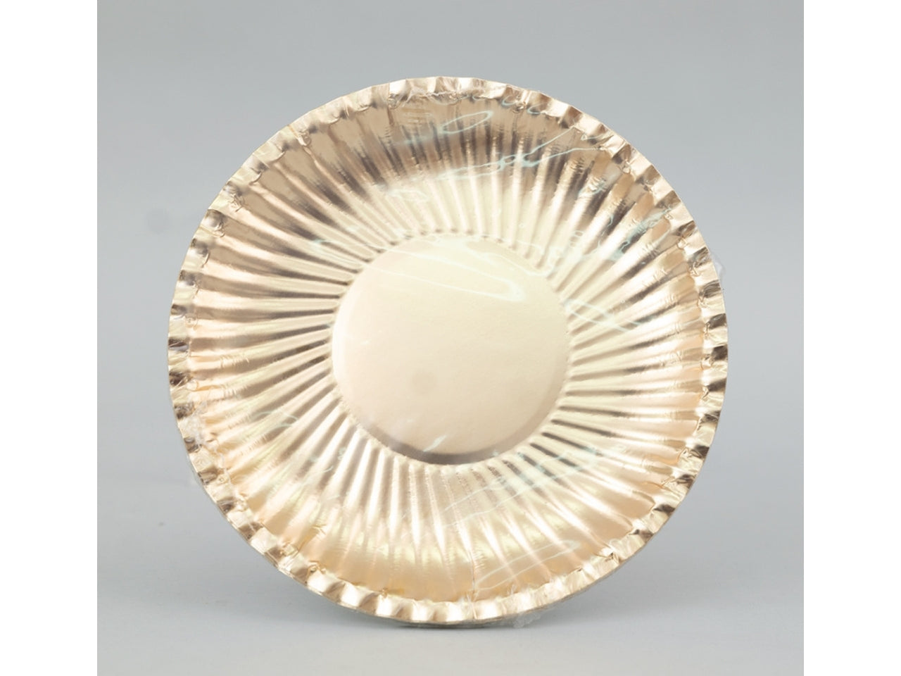 Piatti di carta 18cm oro set da 10 piatti