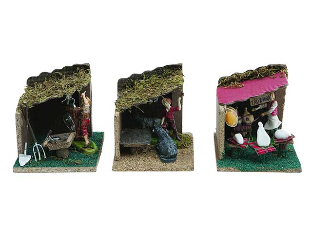 Accessorio per presepe, scena mestieri 14,5x15xh15 pr-22954