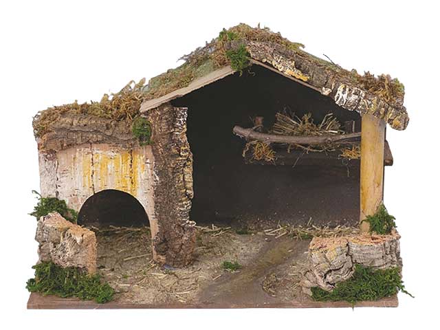 Capanna 42x22xh30 con fienile pr-24349