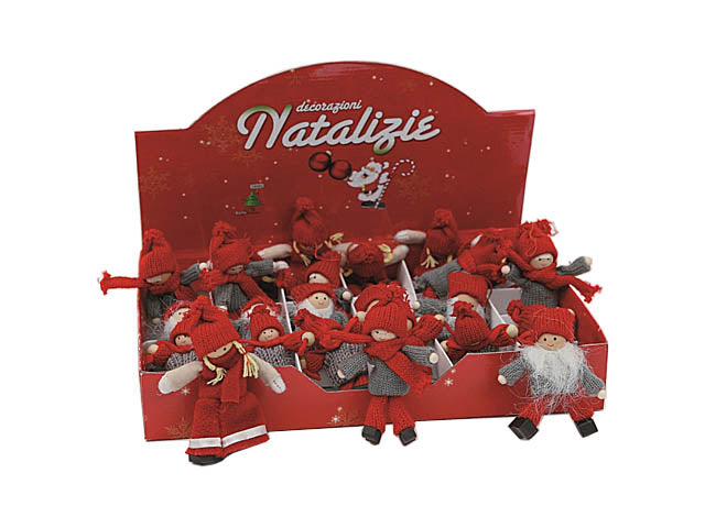Pendente natalizio bambini 12cm