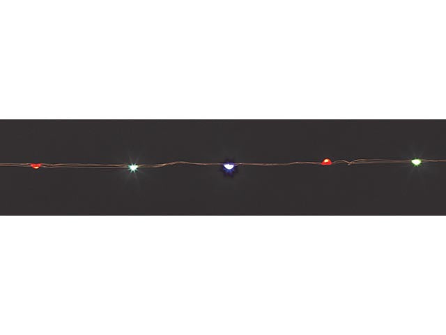 Catena luci 300led multicolor batteria u
