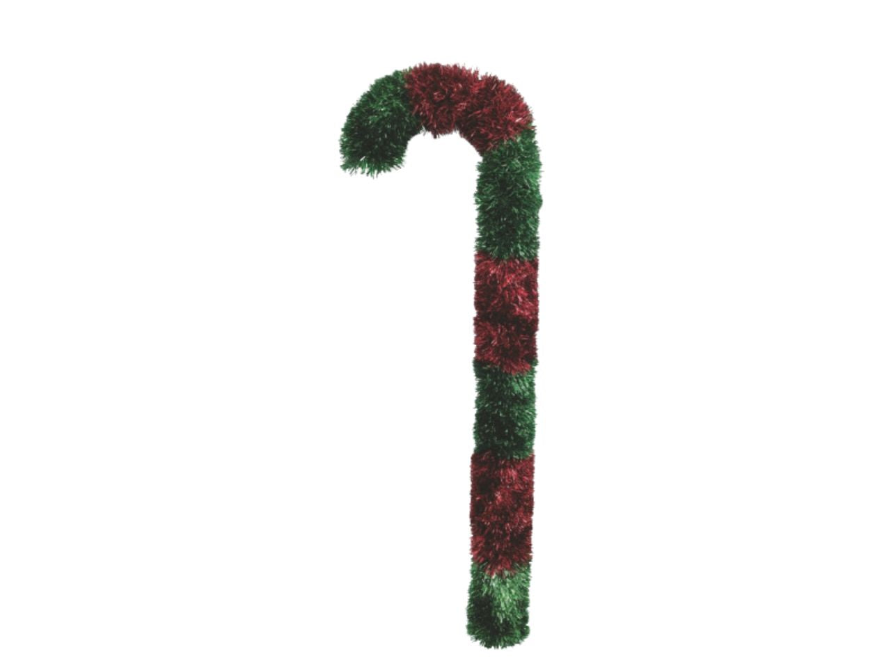 Decorazione natalizia rosso in pvc 70cm
