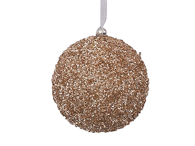 Sfera 100mm ambra c/strass pl-67014