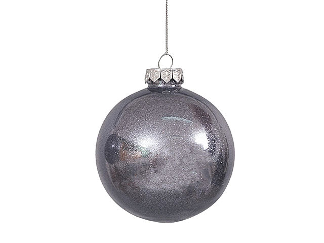 Sfera 100mm grigia brillante pl-67049