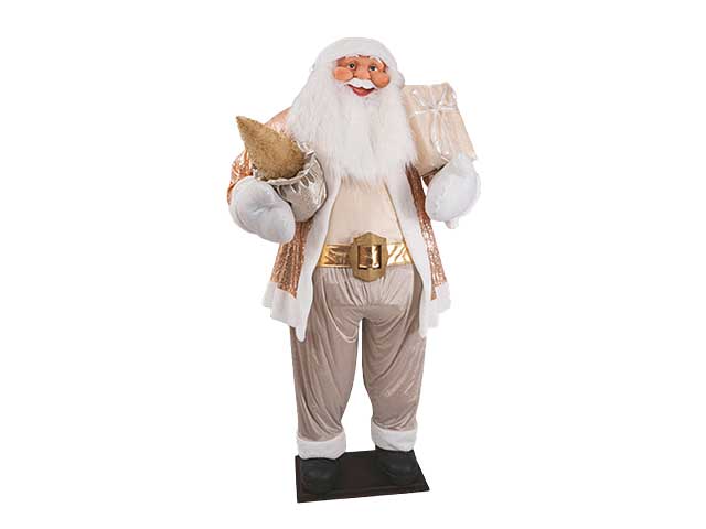 Babbo natale 180cm rosa con paillettes el-76125 $