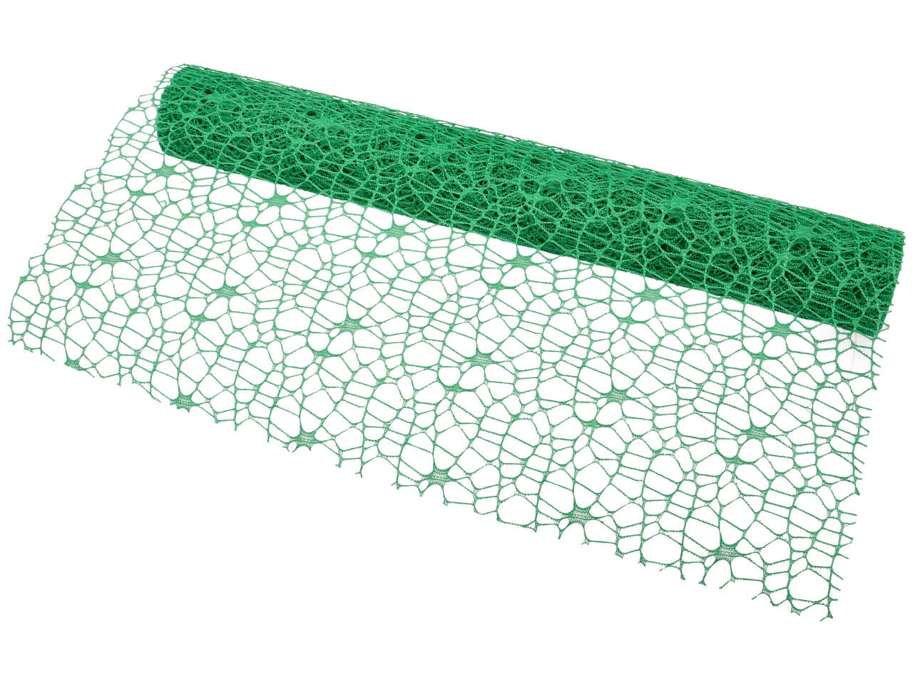 Rotolo a rete larga per fiori verde smeraldo in plastica 48cmx5mt - Arte in Fiore