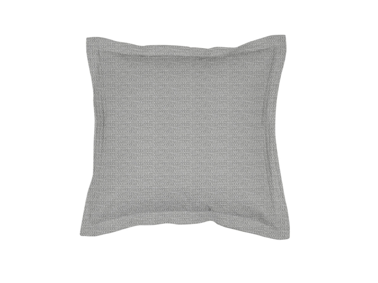 Cuscino d'arredo con pattina grigio 50x50cm