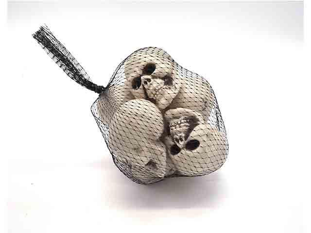 Sacchetto con 8 teschi 5x4x2.5cm